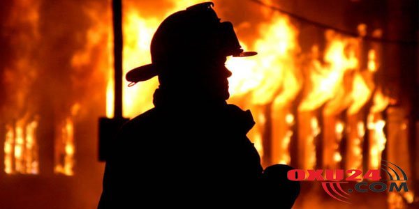 Bakıda mağaza yandı