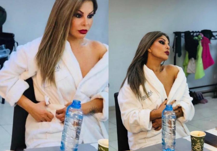 Aygün Kazımova da hamam xalatında şəkil yaydı