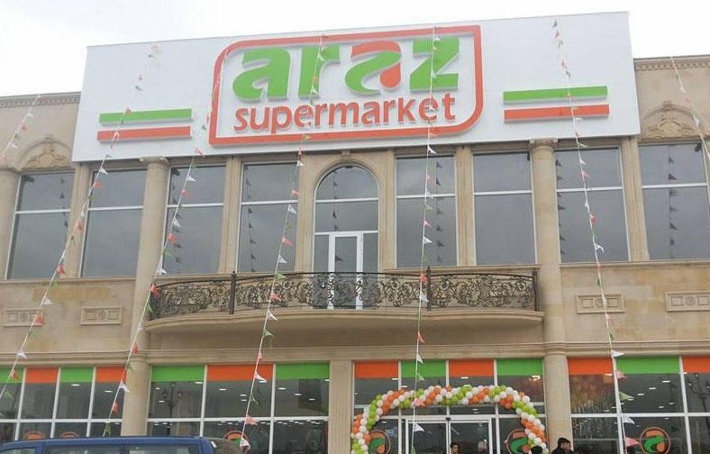“Araz” marketlər şəbəkəsində üzərində erməni dilində yazılmış məhsullar satılır - VİDEO