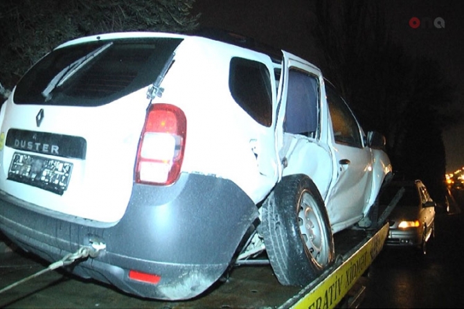 Bakıda polis qəza törətdi,içkili olub-olmadığı araşdırılır