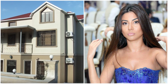 Aysel Əlizadənin 3 mərtəbəli villasının görüntüsü yayıldı