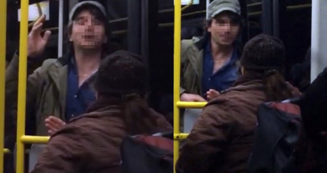 Avtobusda  gənc  oğlanla qadının  biabırçı  videosu YAYILDI