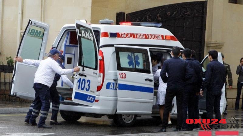 Neftçalada ata oğlunu xəstəxanalıq etdi