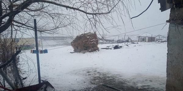 Azərbaycana yazda QAR YAĞDI - FOTO