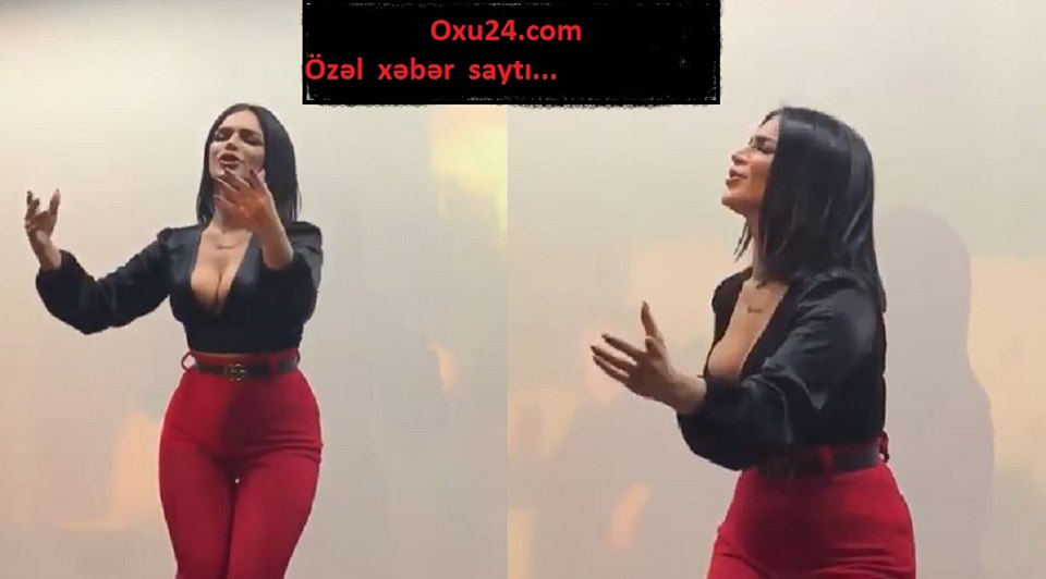 Bakıda qızın ehtiraslı rəqsi:Sinəsi açıldı