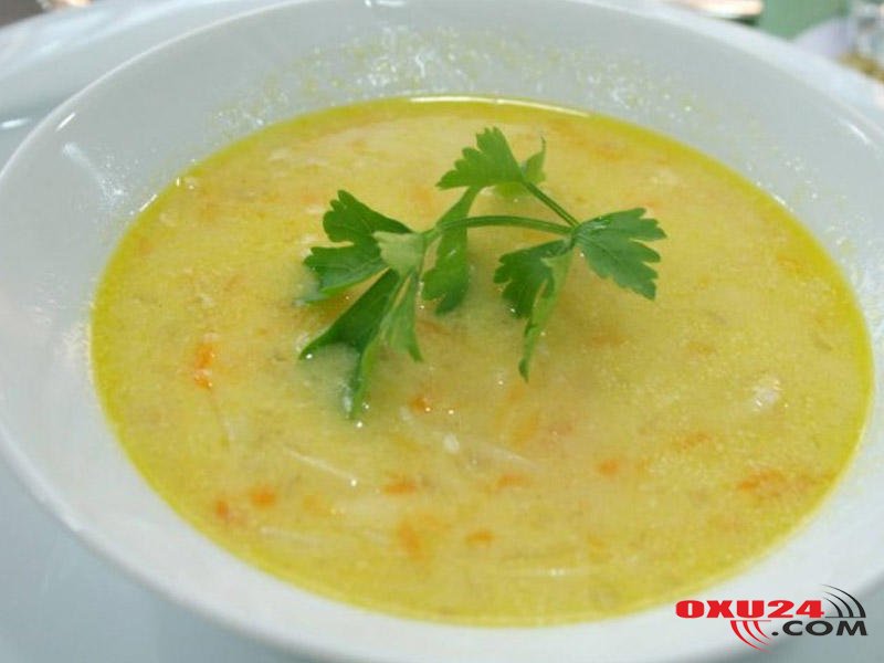 Toyuq suyu şorbası - İftar menyusuna RESEPT