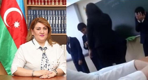 Şagirdə \\\"zibil\\\" deyən müəllimənin izahatı alındı,töhmət verildi