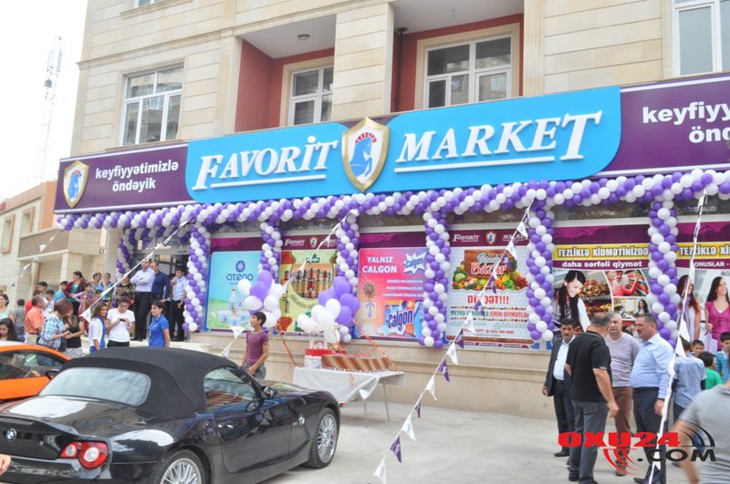 \\\"Favorit\\\" marketdə yanğın - Yaralılar var
