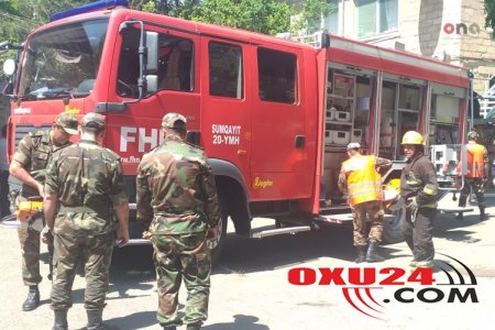 Azərbaycanda bağçada YANĞIN: Uşaqlar təxliyyə edildi- FOTO