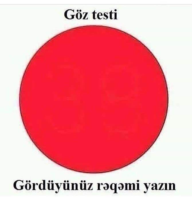 Ilk gördüyünüz rəqəm neçədir?