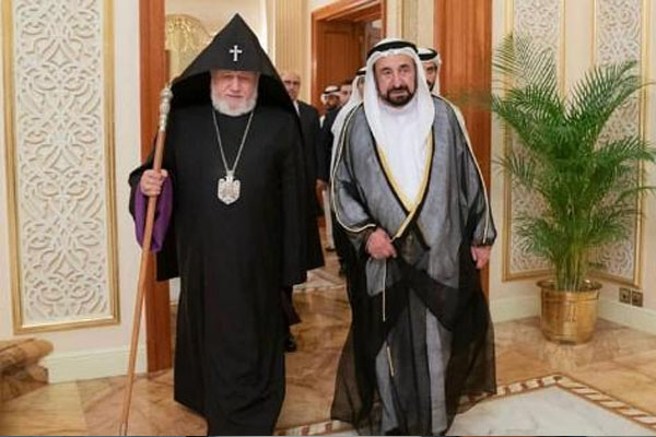 Ərəb şeyxi Ermənistanda kilsə təmir etdirib (FOTOLAR)