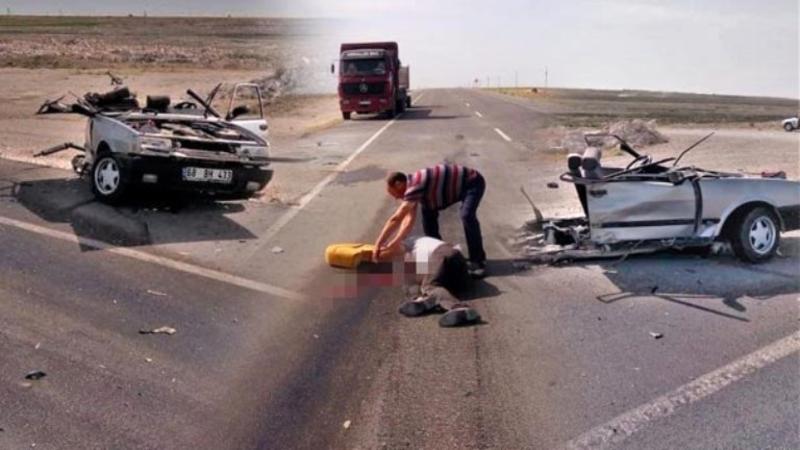 Dəhşətli qəza, avtomobil ikiyə bölündü, 4 nəfər sağ çıxdı...