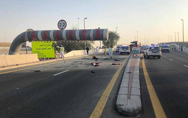 Bayramdan qayıdan ərəb  turistlər qəzaya düşdü - 17 ölü, 9 yaralı