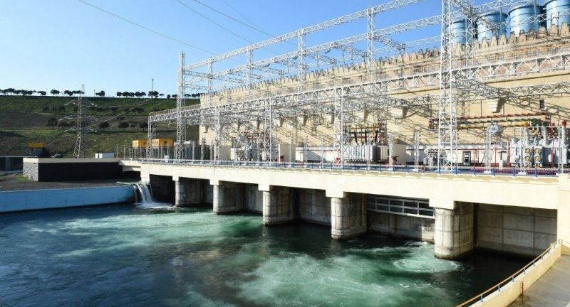 Mingəçevir SES-də qəza - Bəzi yerlərdə işıqlar sönüb