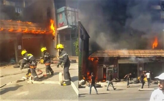 SON DƏQİQƏ - Həzi Aslanovda güclü yanğın