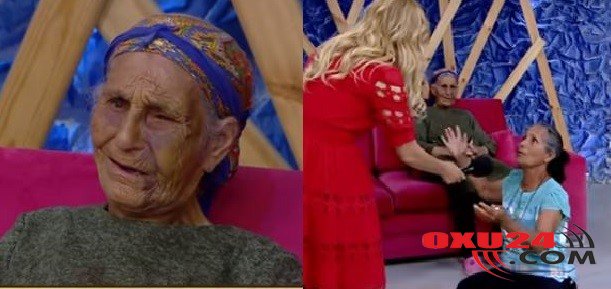 Azərbaycan efirində dəhşətli anlar: Yaşlı anasını verilişdə görən qız şoka düşdü