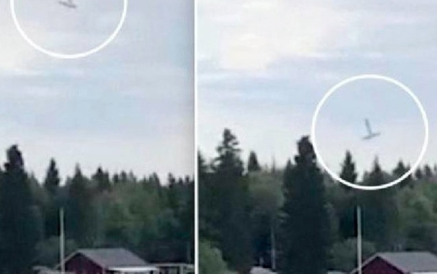 9 nəfərin öldüyü təyyarə qəzasının görüntüləri yayıldı - Qəza anı