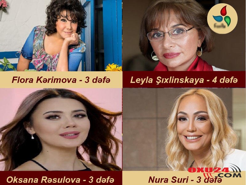 Azərbaycanda ən çox evlənən qadın sənətçilər - ADLAR