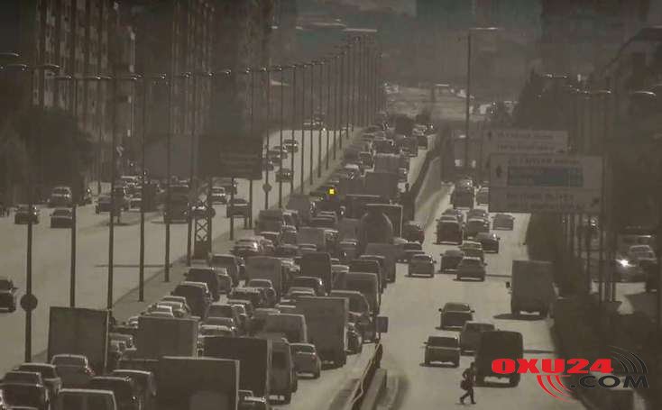 Ziya Bünyadov prospektində qəza sıxlıq yaratdı -