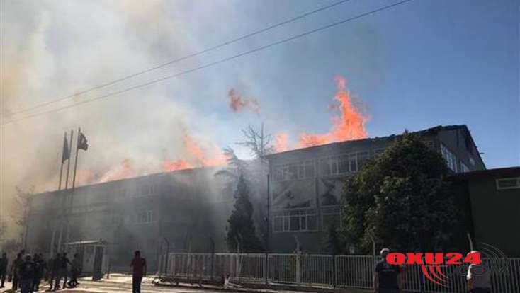 SON DƏQİQƏ; silah fabrikində dəhşətli yanğın başladı.