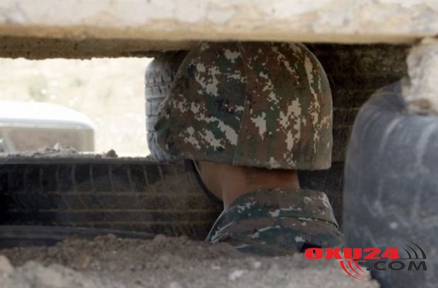 Erməni hərbçi özünü asdı