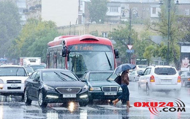 Yağış yağacaq, külək əsəcək