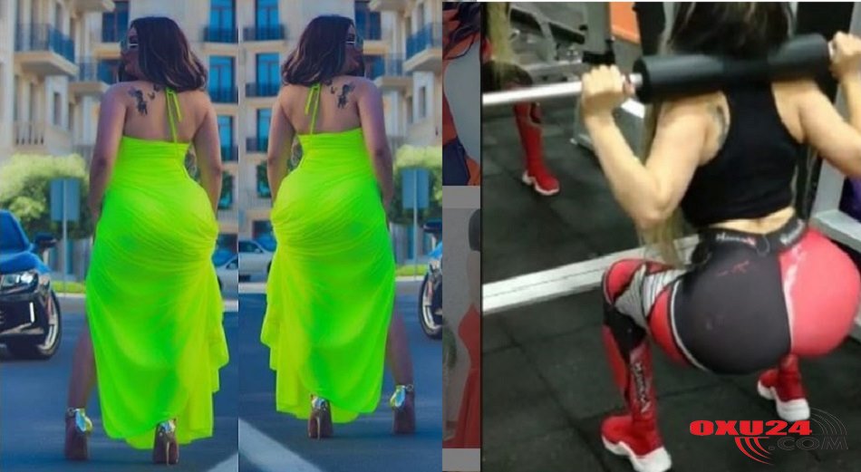 Azərbaycanlı müğənni idman zalından erotik video paylaşdı