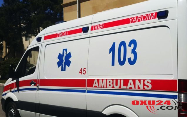 Şəmkirdə yanan anayla qızı Bakıya gətirilir