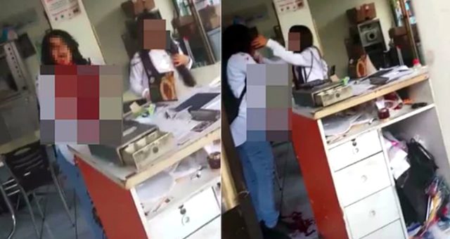 Qızının gözü qarşısında öldürülən qadının dəhşətli görüntüləri yayıldı: Ölmək istəmirəm