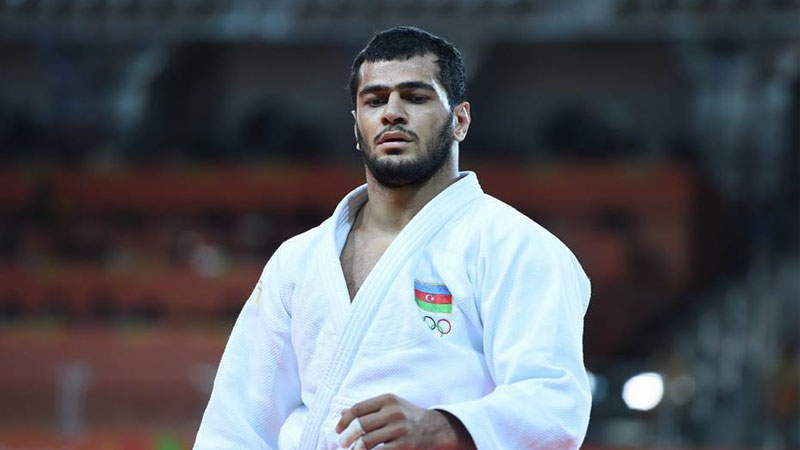 Elmar Qasımov erməni rəqibini 78 saniyəyə ipponla məğlub etdi