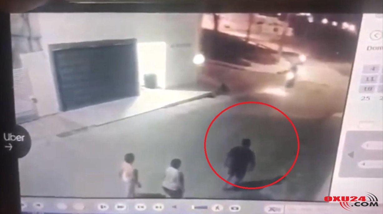 ŞOK görüntü: ərəb turistə küçədə hücum oldu, tapança çıxarıb atəş açdı