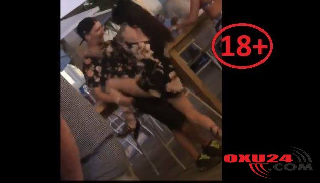 İçkili qız dəniz kənarında oğlanla biabırçı vəziyyətdə telefona çəkildi