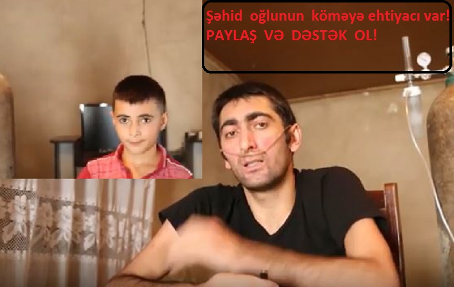 Şəhid oğlundan ürəkdağlayan müraciət: \\\"kömək edin,ayağa durum,ölmək istəmirəm\\\"