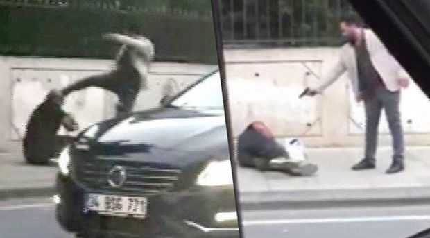 Şəhərin mərkəzində dəhşət: Belindən tapançanı çıxarıb güllələdi