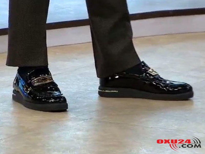 Zaur efirə qızıl ayaqqabıda gələn müğənnini BİABIR ETDİ: 50 minlik ayaqqabı ... - FOTO