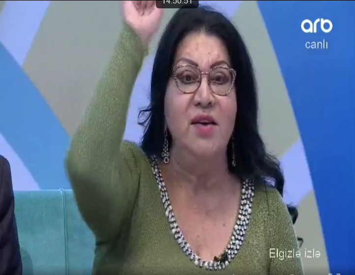 Şəfiqə Nağıyevadan efirə yaraşmayan sözlər: \\\"Sənə yedirdəcəm\\\"