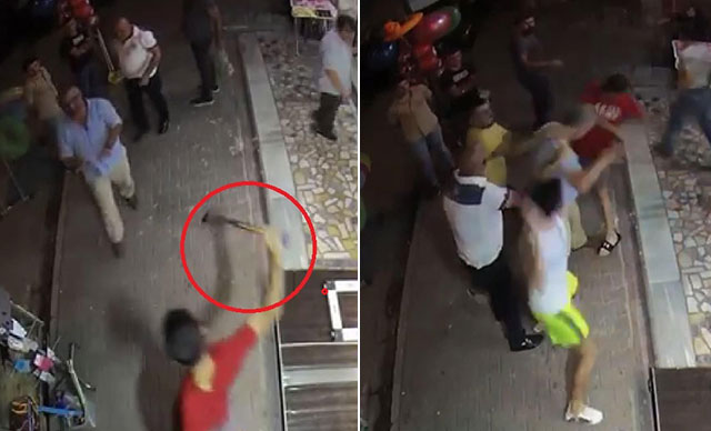 Restoranda kütləvi dava: Yaralılar var