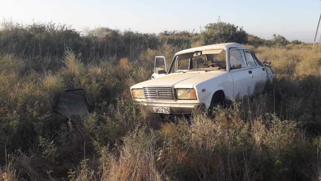 Dəhşətli qəza: Maşın göydə uçdu