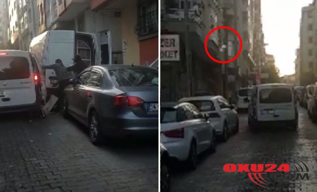 Günün günorta çağı baş vermiş hadisə kamerada