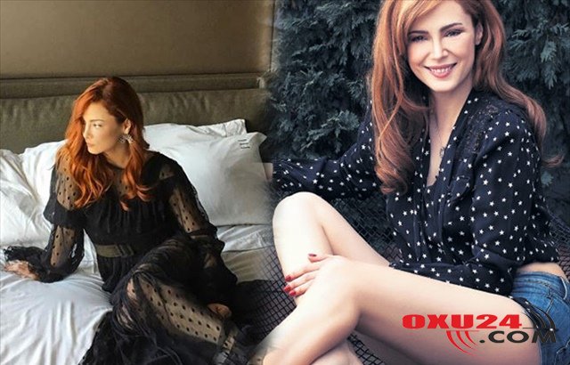 41 yaşlı aktrisa qırmızı bikinidə — FOTO