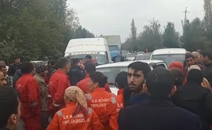 Bərdədə nə baş verir? -Sakinlər magistral yolu bağlayıb