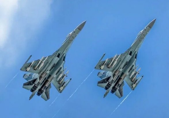 Российские Су-35 перехватили израильские истребители