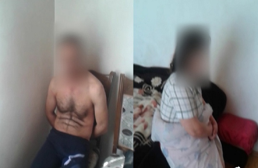 Azərbaycanda biabırçılıq! Əri ölmüş gəlin yaşlı kişi ilə evdə tutuldu, qonşular kişini lüt halda...(VİDEO)