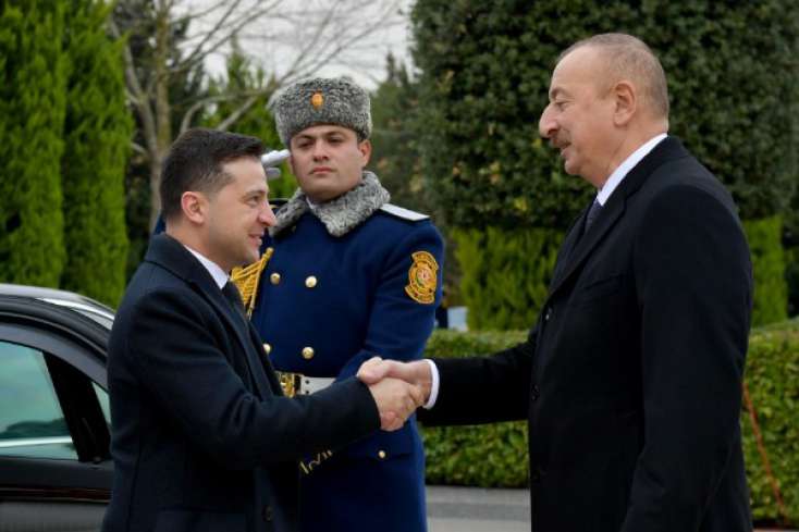 Zelinskinin bu sözü İlham Əliyevi güldürdü +VİDEO