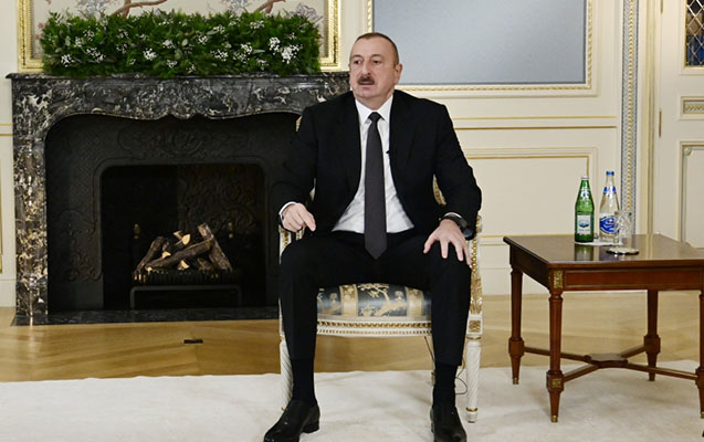 Prezidentin yerli mediaya müsahibəsinin tam videosu