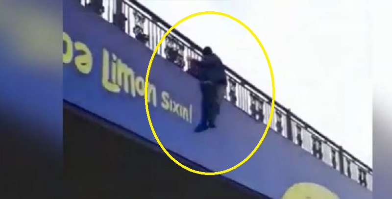 20 yanvar körpüsündə dəhşət: Boğazına ip salıb körpüyə çıxdı (VİDEO)