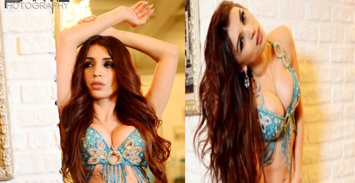 Bakıda məclisdən video: İri sinəli rəqqasə \\\"şpaqat\\\" açdı (VİDEO)