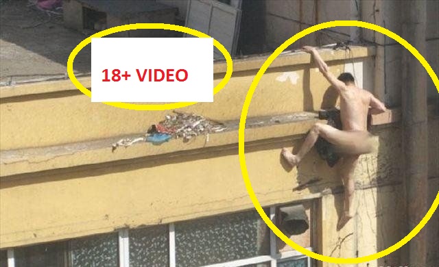 Qadinla intim əlaqədə olarkən əri gəldi:Kişi lüt balkondan tullandı (18+ VİDEO)