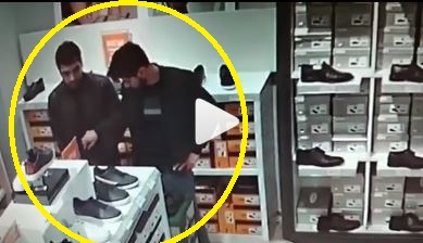 Bakıda məşhur mağazada o hadisə kameraya düşdü +ANBAAN VİDEO