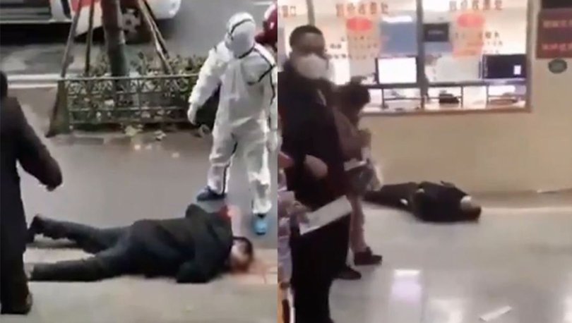 Koronovirusuna yoluxan adam itlə tutuldu -Şok kadrlar